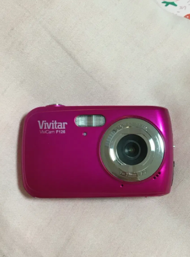 Vivitar VivCam F126 핑크색 비비타 디지털 카메라