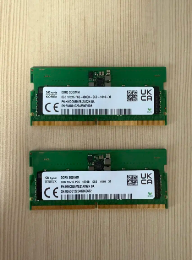 노트북 하이닉스 DDR5 4800 8x2
