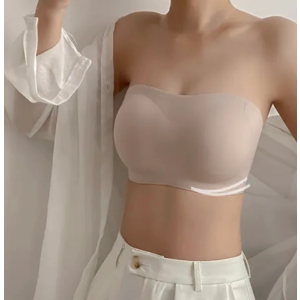새상품 흘러내리지 않는 튜브탑 브라탑 크림색