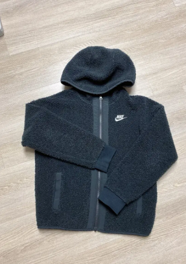 나이키 부클 후드 집업 키즈