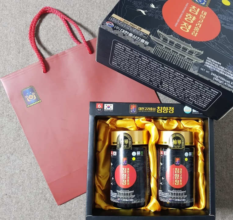 침향이들어간 홍삼 6년근 고려홍삼진액 홍삼정 240g 2병세트
